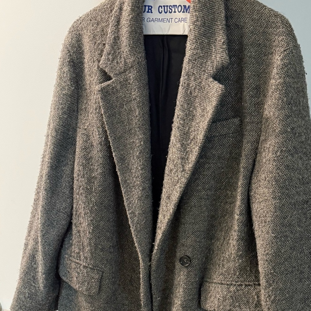 Zara Gray Trench Coat - Picture 4 of 6